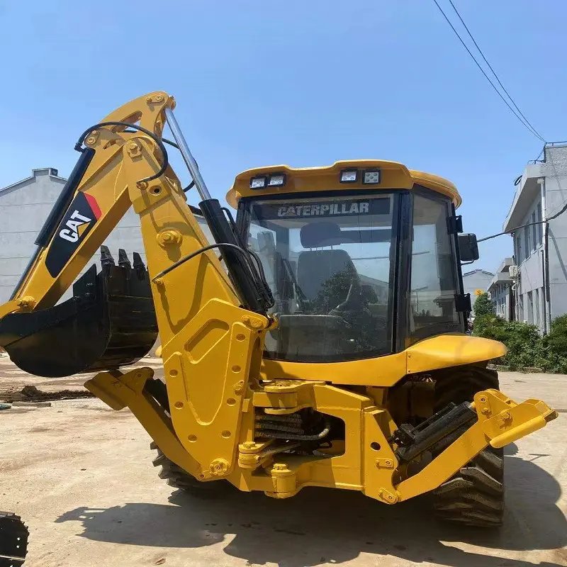 Original Austria CAT Backhoe loader 420F used backhoe loader cat 416E used caterpillar 420F retro-excavator