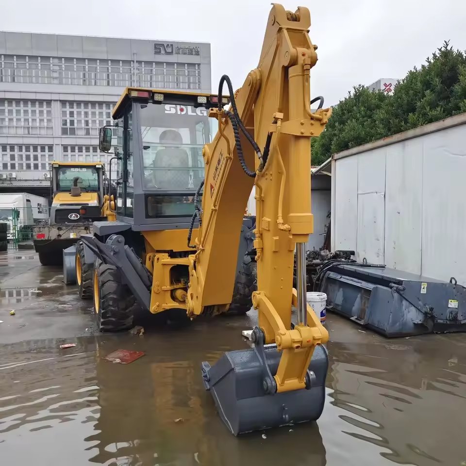 China second hand used LGB680 backhoe loader SDLG construction machinery earthmoving equipment
