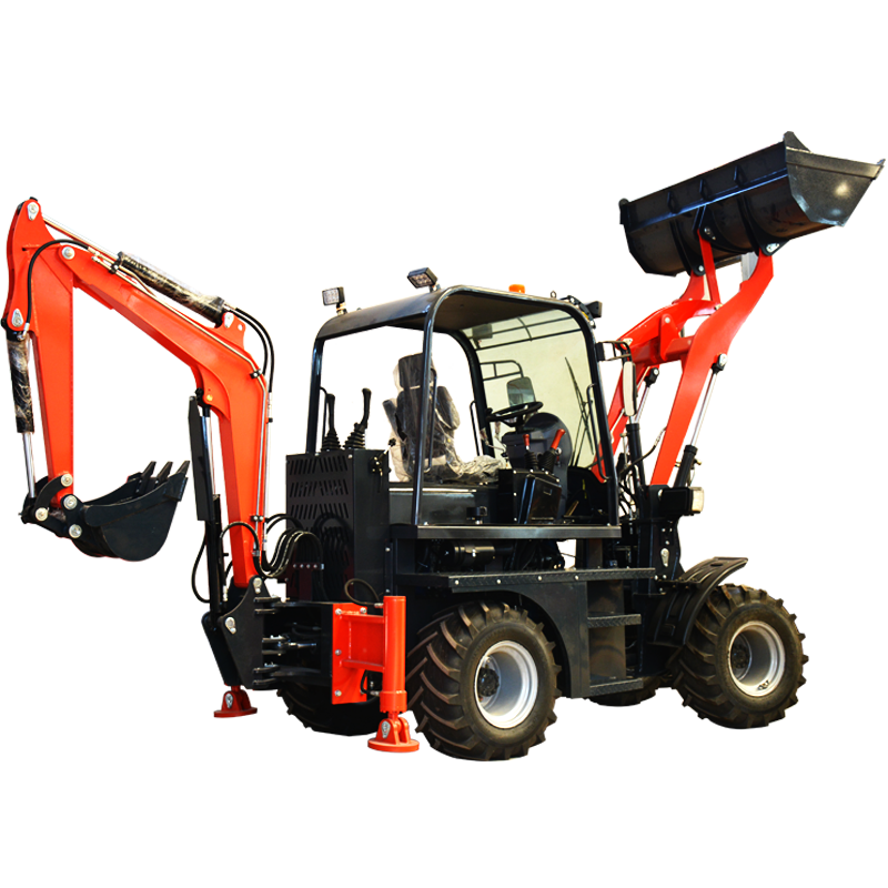 EPA Engine Backhoe Loader Manufacturer 4X4 Mini Backhoe Building Site Used Loader Mini Tractor Loader Backhoe