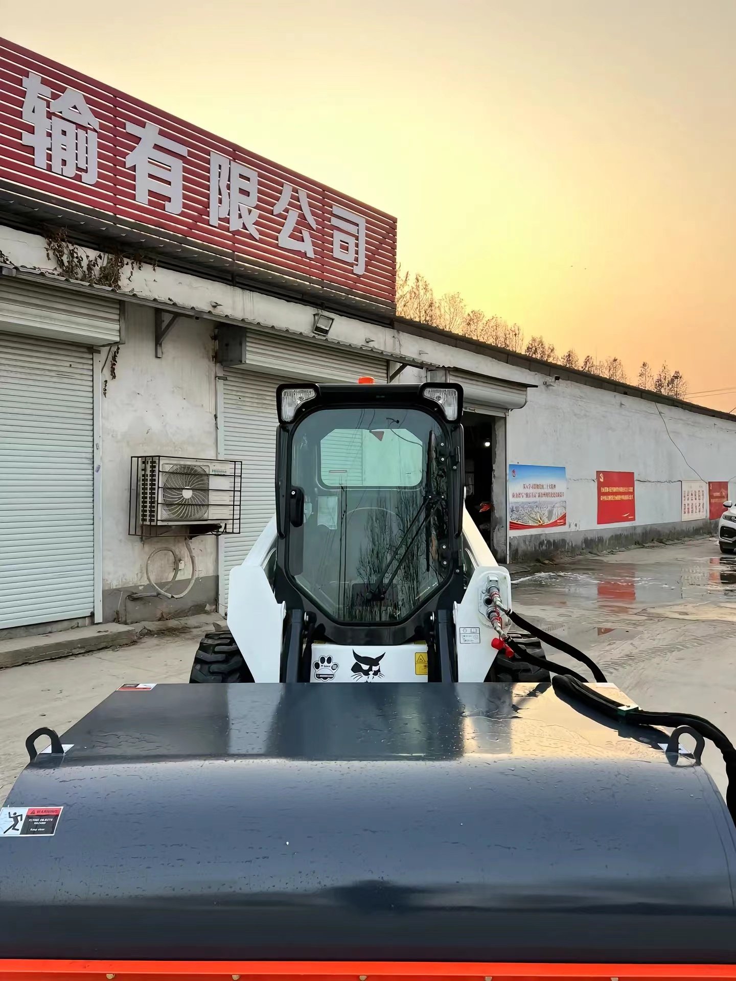 Construction Machinery Used Bobcat S550 Skid Steer Loader 5 Ton Mini Wheel Backhoe Loader with high quality