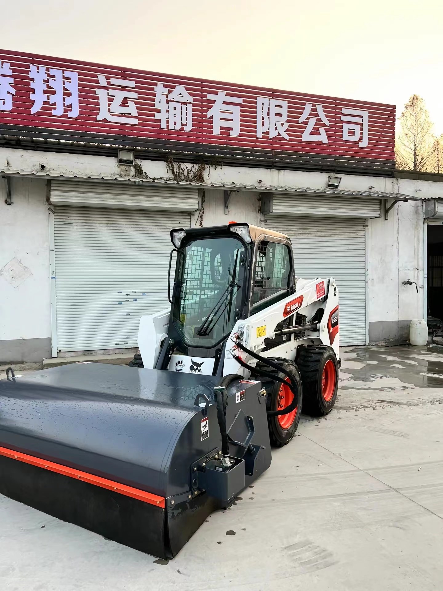 Construction Machinery Used Bobcat S550 Skid Steer Loader 5 Ton Mini Wheel Backhoe Loader with high quality