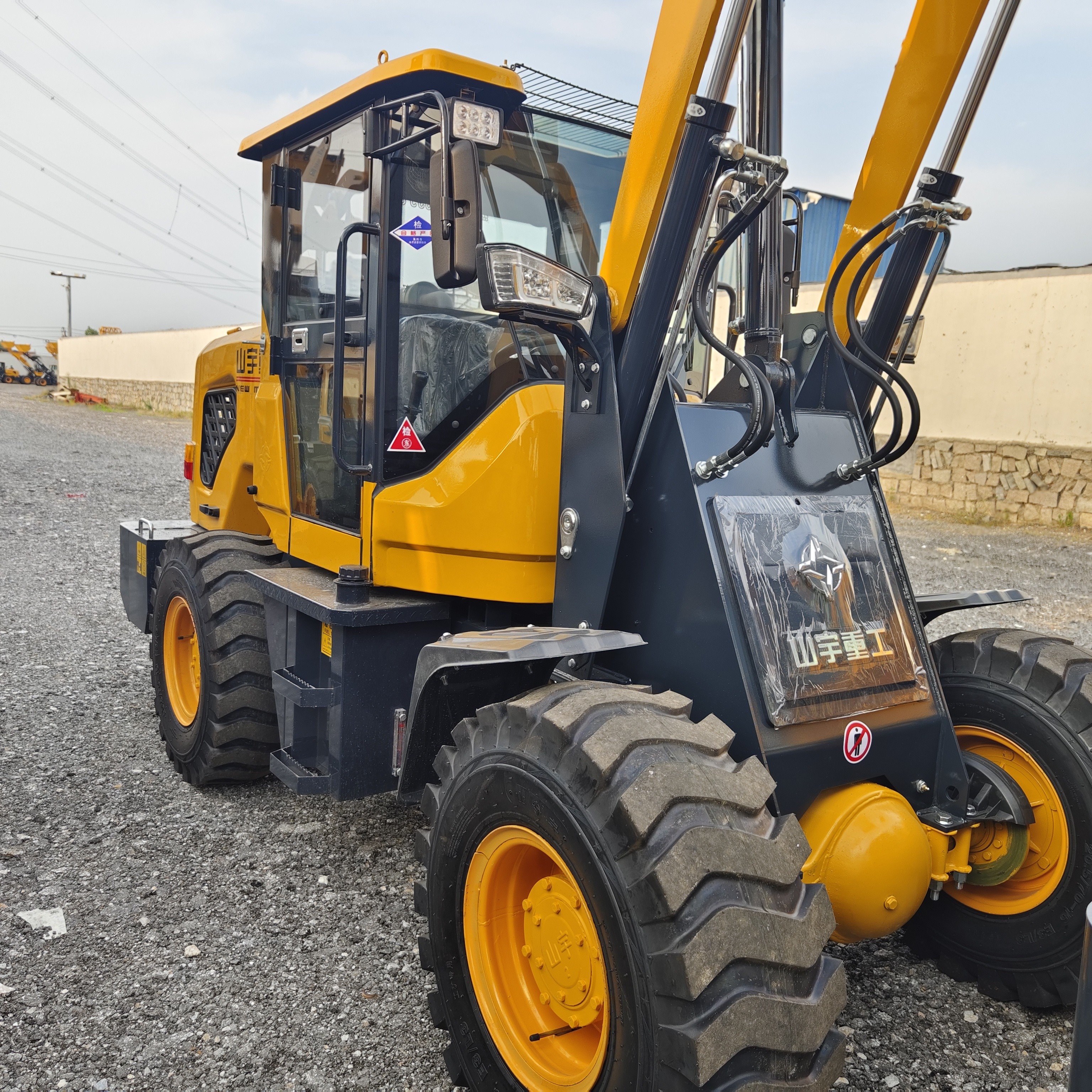 SYZG china 1 ton wheel loader with CE certificate wheel loader four wheel for sale
