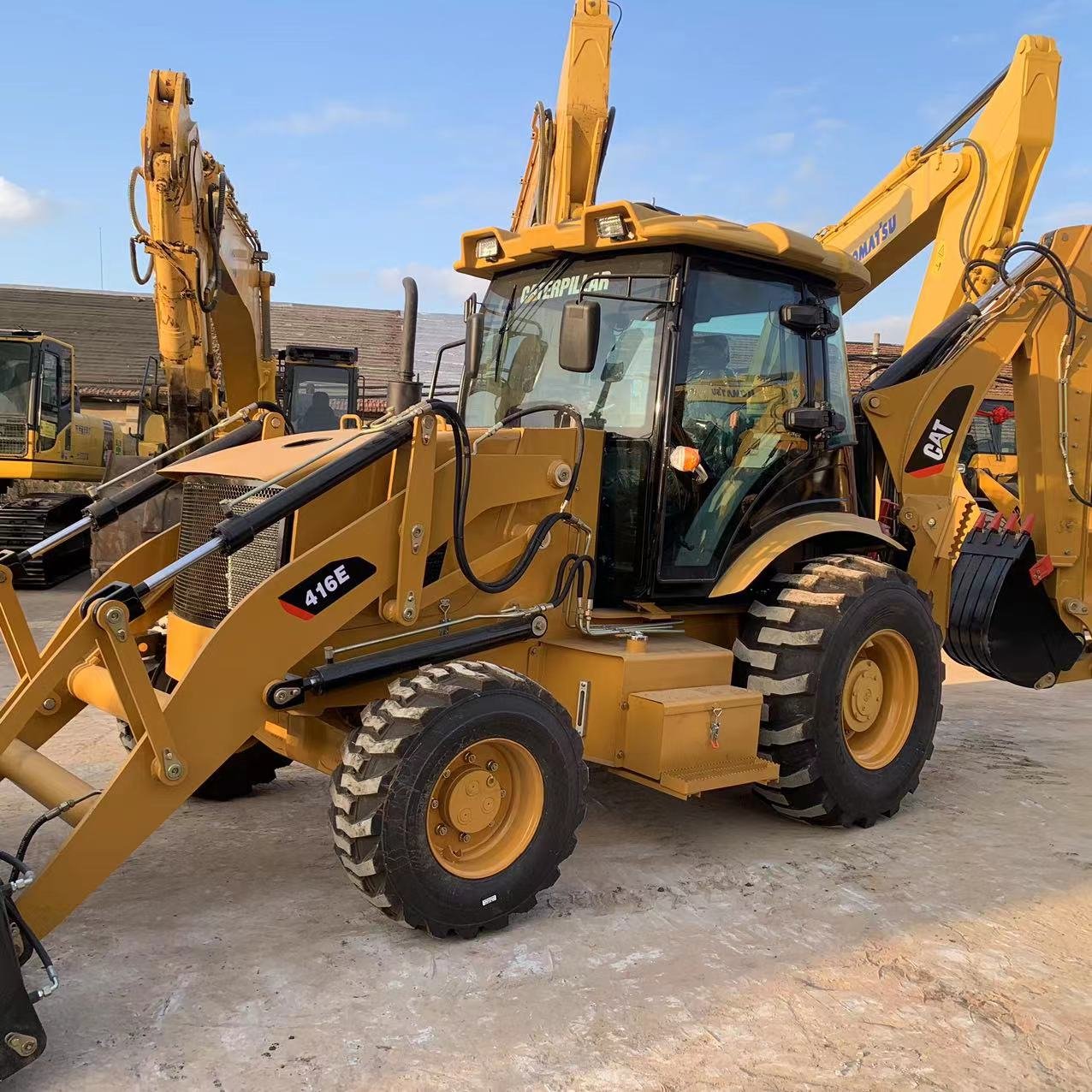 2022 CATERPILLAR 416F 420F Factory price backhoe cat backhoe loader used machinery caterpillar backhoe loader good condition
