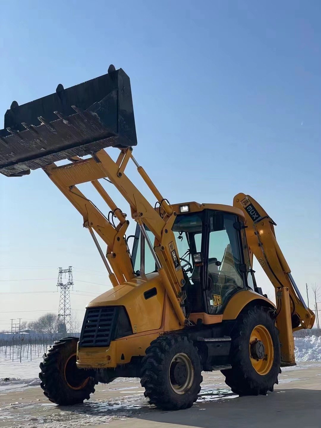 High performance second-hand JCB3CX excavator loader for sale,jcb 3cx backhoe in shanghai