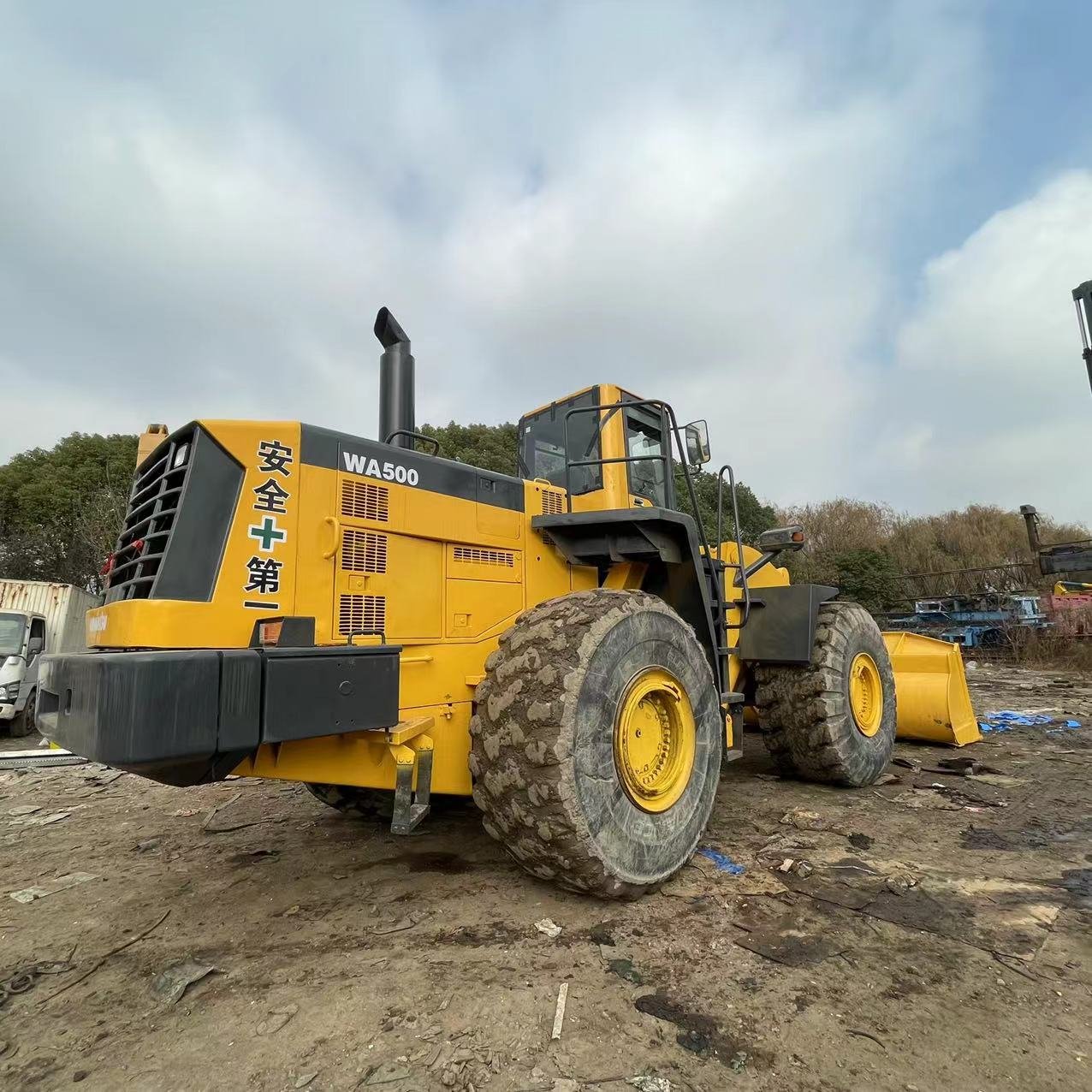 Used komatsu wa500 original made second hand wheel loader original painting komatsu loader