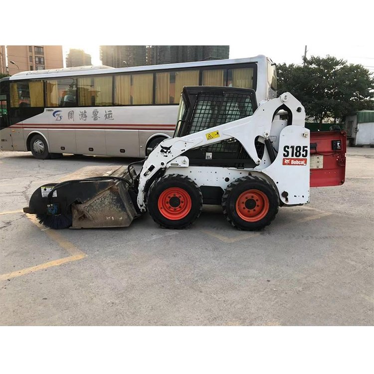 BOBCAT Used S185 Bobcat Skid Steer Used Cheap Prices Mini Skid Loaders for Sale Bobcat Pump Provided Used Cane Loader Engine FPT
