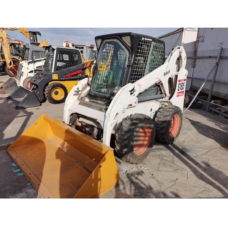 BOBCAT Used S185 Bobcat Skid Steer Used Cheap Prices Mini Skid Loaders for Sale Bobcat Pump Provided Used Cane Loader Engine FPT