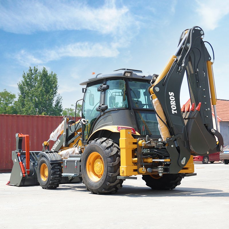 EURO5 EPA engine Diesel backhoe loader 4x4 China Small Mini excavadora loaders farm used Backhoe Loader for Sale