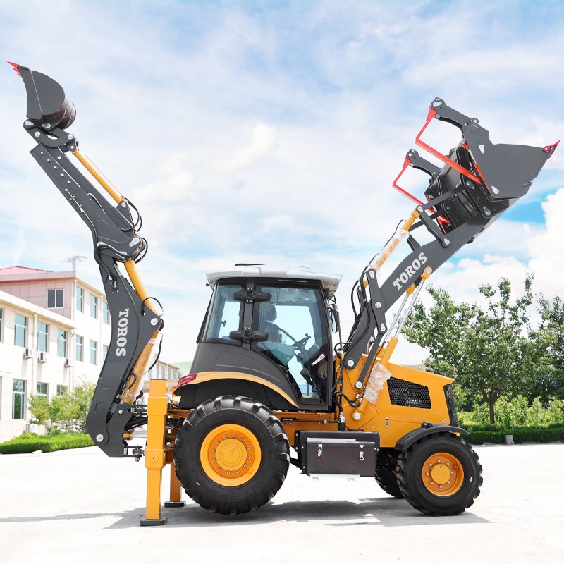 EURO5 EPA engine Diesel backhoe loader 4x4 China Small Mini excavadora loaders farm used Backhoe Loader for Sale