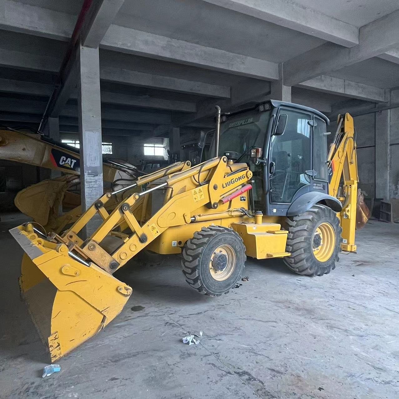 High Quality China Liugong CLG777A Used Mini Loader 765 766 777 2 Ton Backhoe Loader perkins Engine