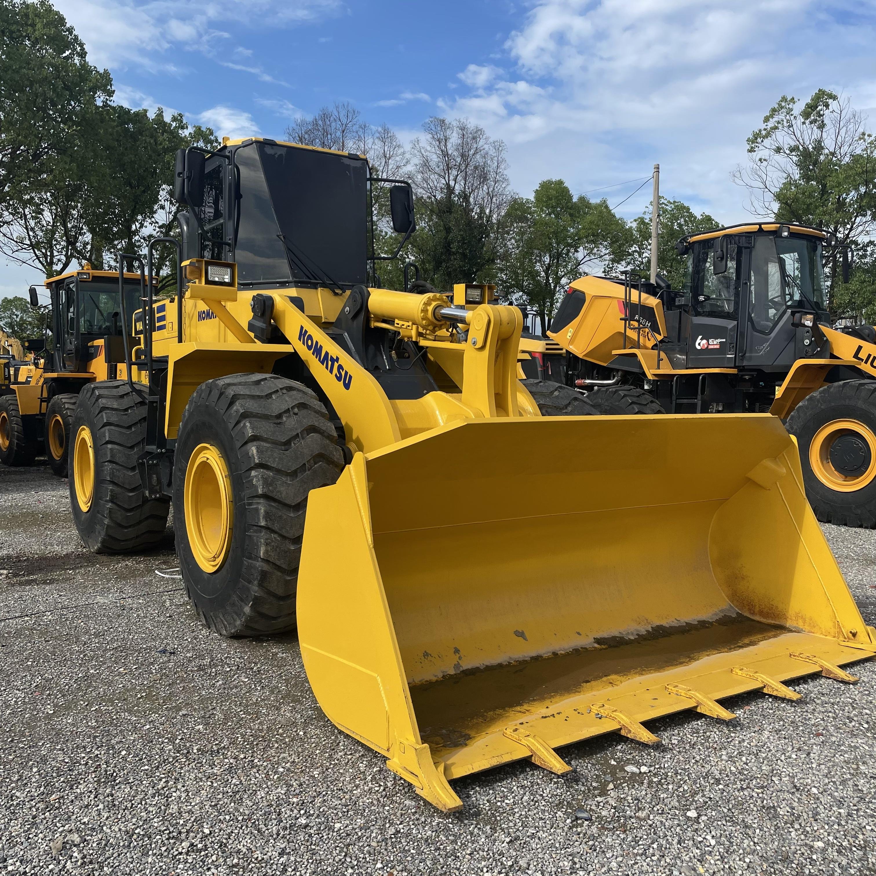 Original engine used Komatsu WA380 front loader used excavator Komatsu pc350 pc400 pc450 16ton in good condition low price