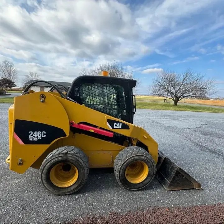 Used Cat246C skid steer loader for sale good condition cat mini skid steer 246C