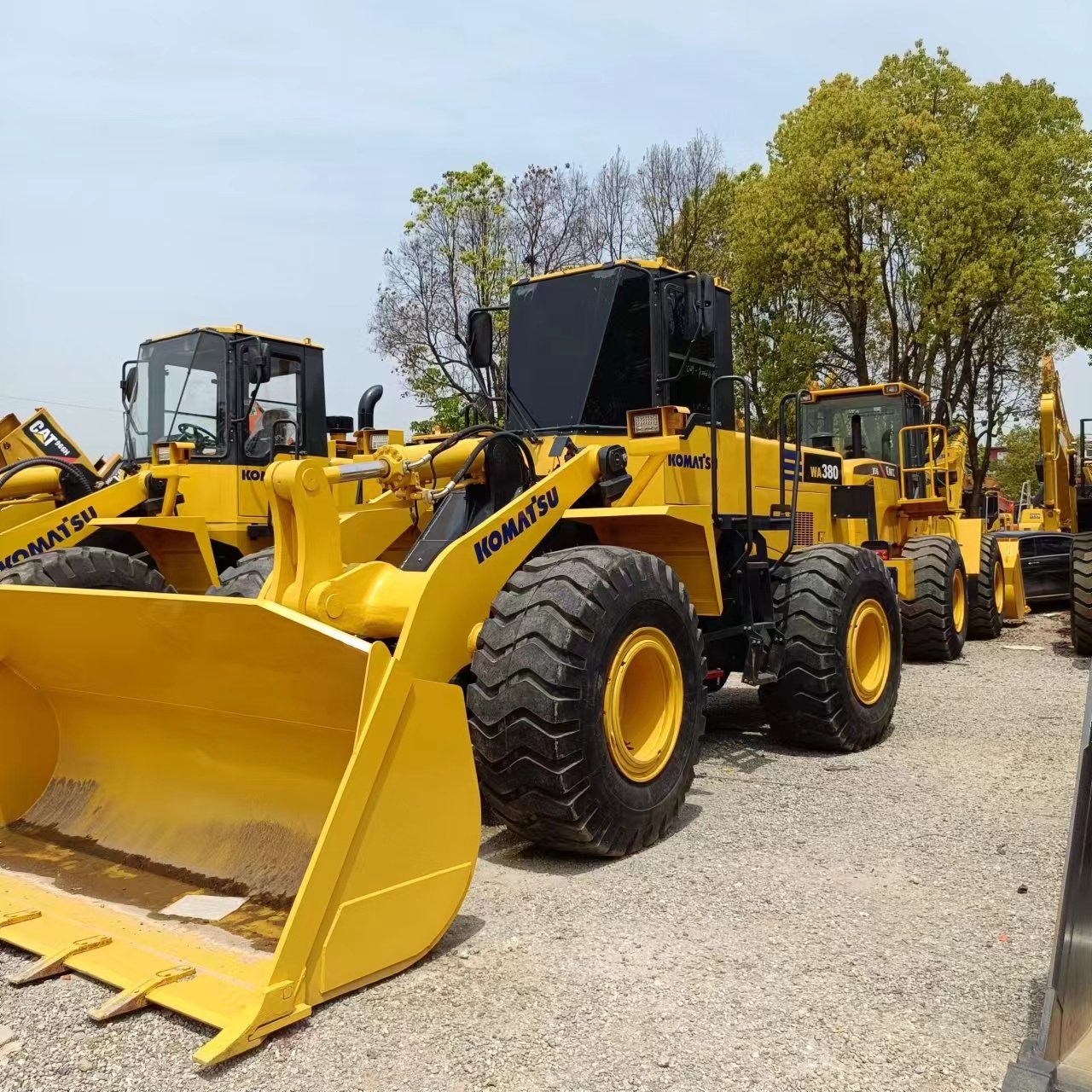 2023 Front loader loders Komatsu WA380 wheel loader for sale Used komatsu 380 320 100 470 loaders Komatsu 320