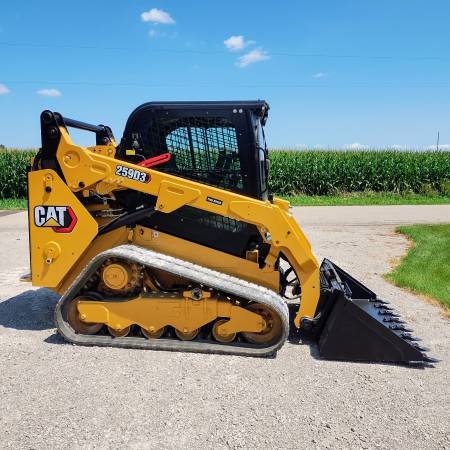 Crawler Cat Skid steer Multifunctional 3 Ton Skid Steer / 64hp Mini Skid Wheel Loader For Sell
