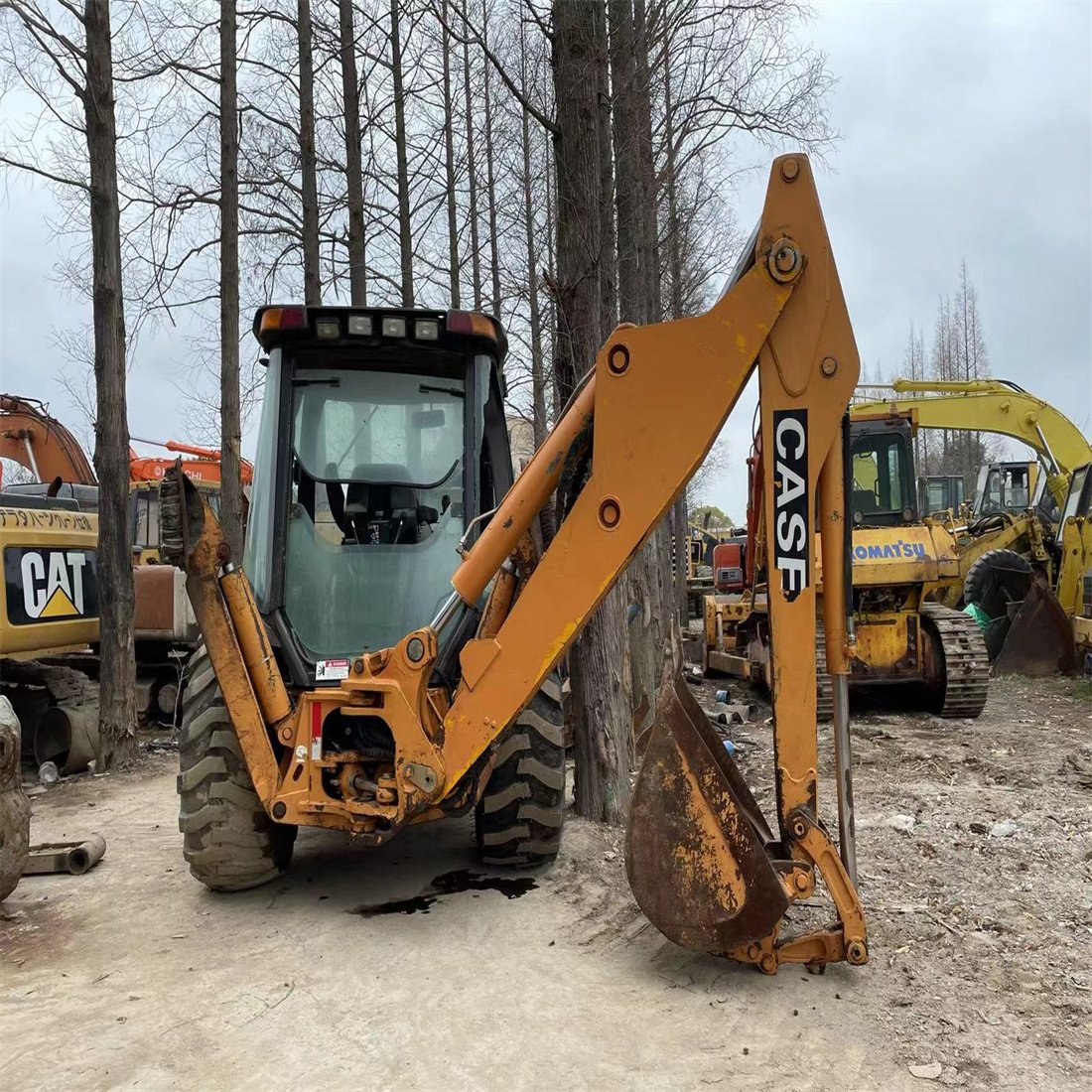USED HIGH QUALITY CASE 580 BACKHOE LOADER in good condition