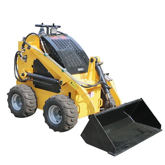 High efficiency Mini Skid Steer Loader 380kg Used EPA B&S engine Wheel Small Skid Steer Truck Loader For Sale
