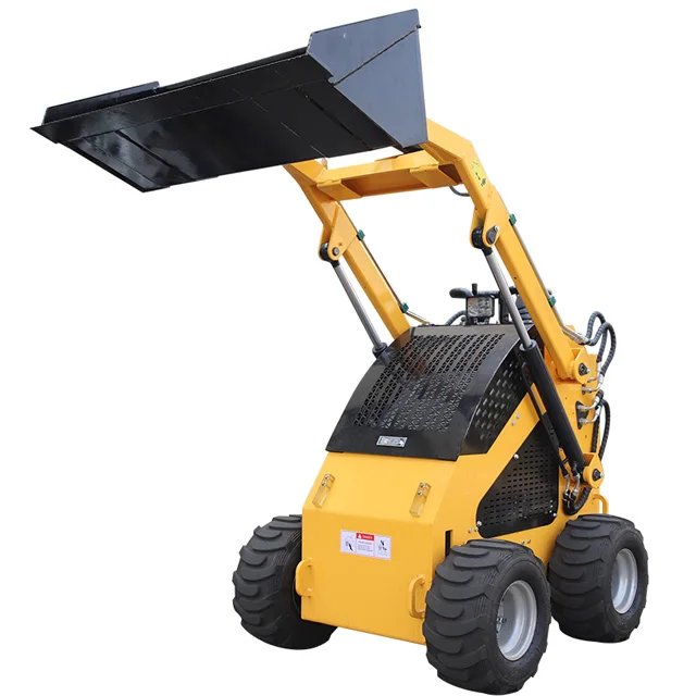 High efficiency Mini Skid Steer Loader 380kg Used EPA B&S engine Wheel Small Skid Steer Truck Loader For Sale