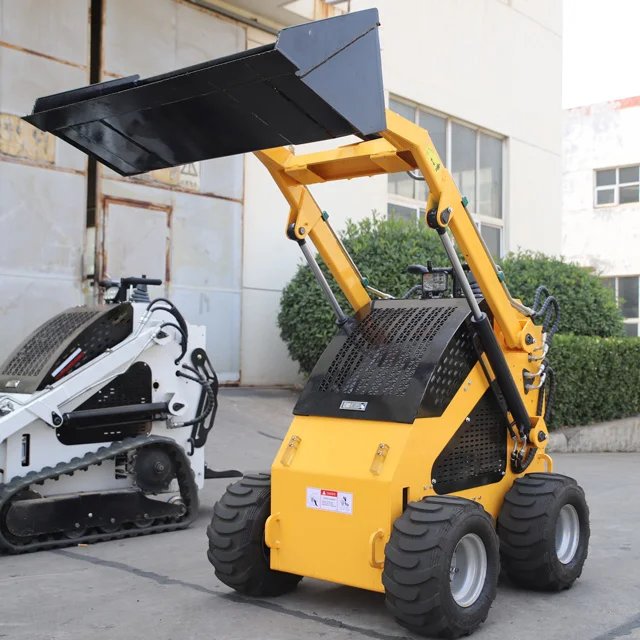High efficiency Mini Skid Steer Loader 380kg Used EPA B&S engine Wheel Small Skid Steer Truck Loader For Sale