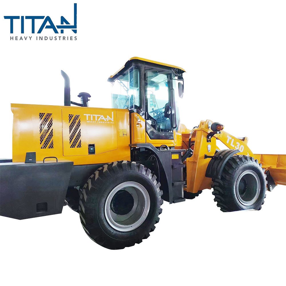 TL30 3ton Wheel Loader 8500kg Operating Weight Used Front Loader Farm Restaurant Industries Featuring Engine Pump Gearbox Bucket