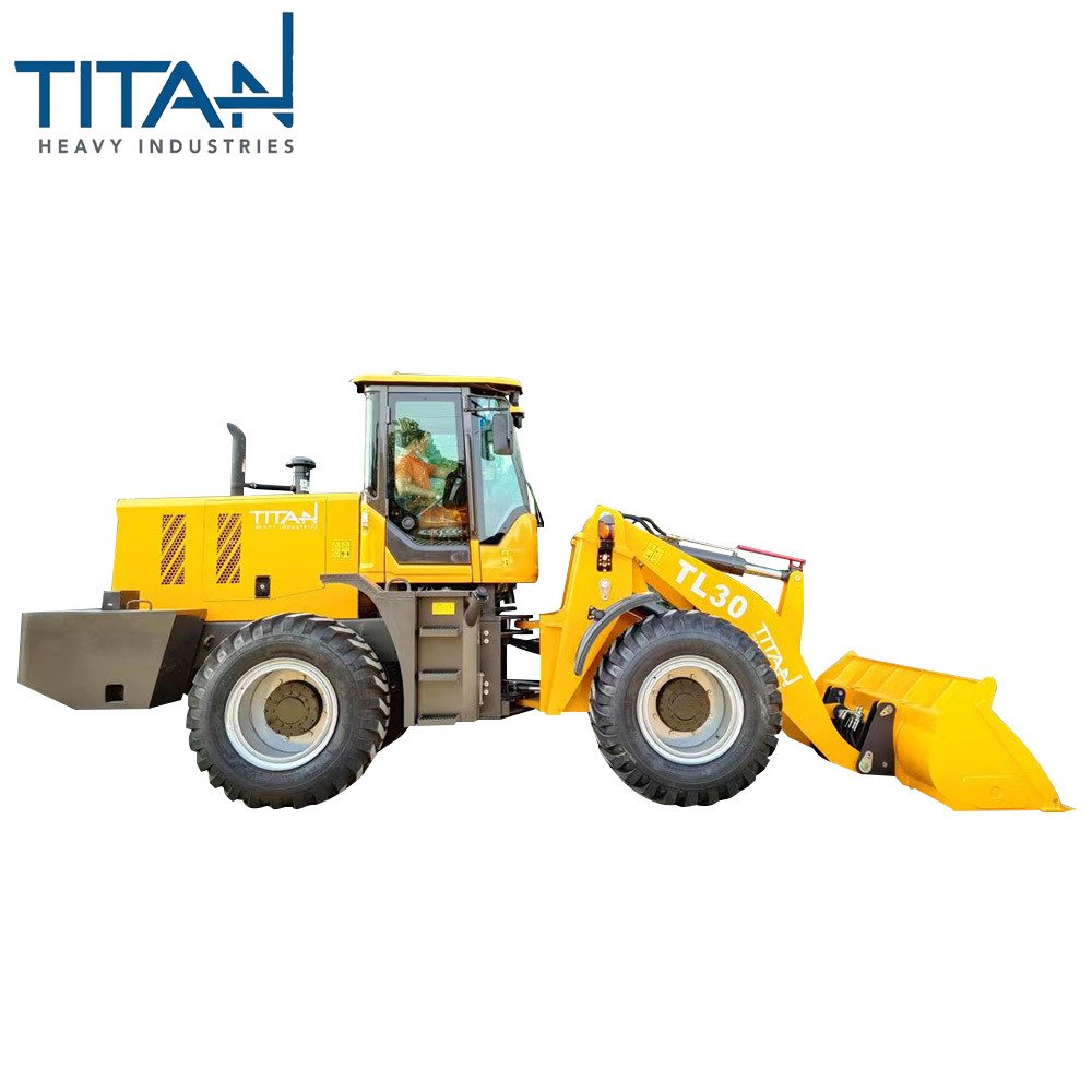 TL30 3ton Wheel Loader 8500kg Operating Weight Used Front Loader Farm Restaurant Industries Featuring Engine Pump Gearbox Bucket