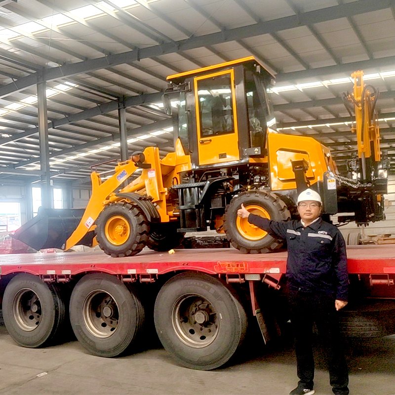 CNMC Best Choice CN28-50 Wheel Type Backhoe Loader Excavator 3Ton 5Ton 8Ton Rated Load Front Loader Engine Bucket Farm