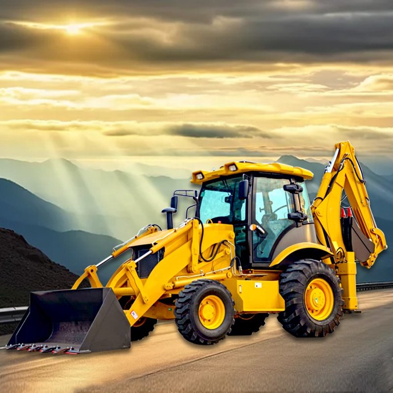 CNMC Best Choice CN28-50 Wheel Type Backhoe Loader Excavator 3Ton 5Ton 8Ton Rated Load Front Loader Engine Bucket Farm