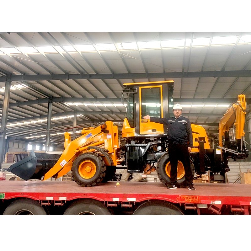 CNMC Best Choice CN28-50 Wheel Type Backhoe Loader Excavator 3Ton 5Ton 8Ton Rated Load Front Loader Engine Bucket Farm
