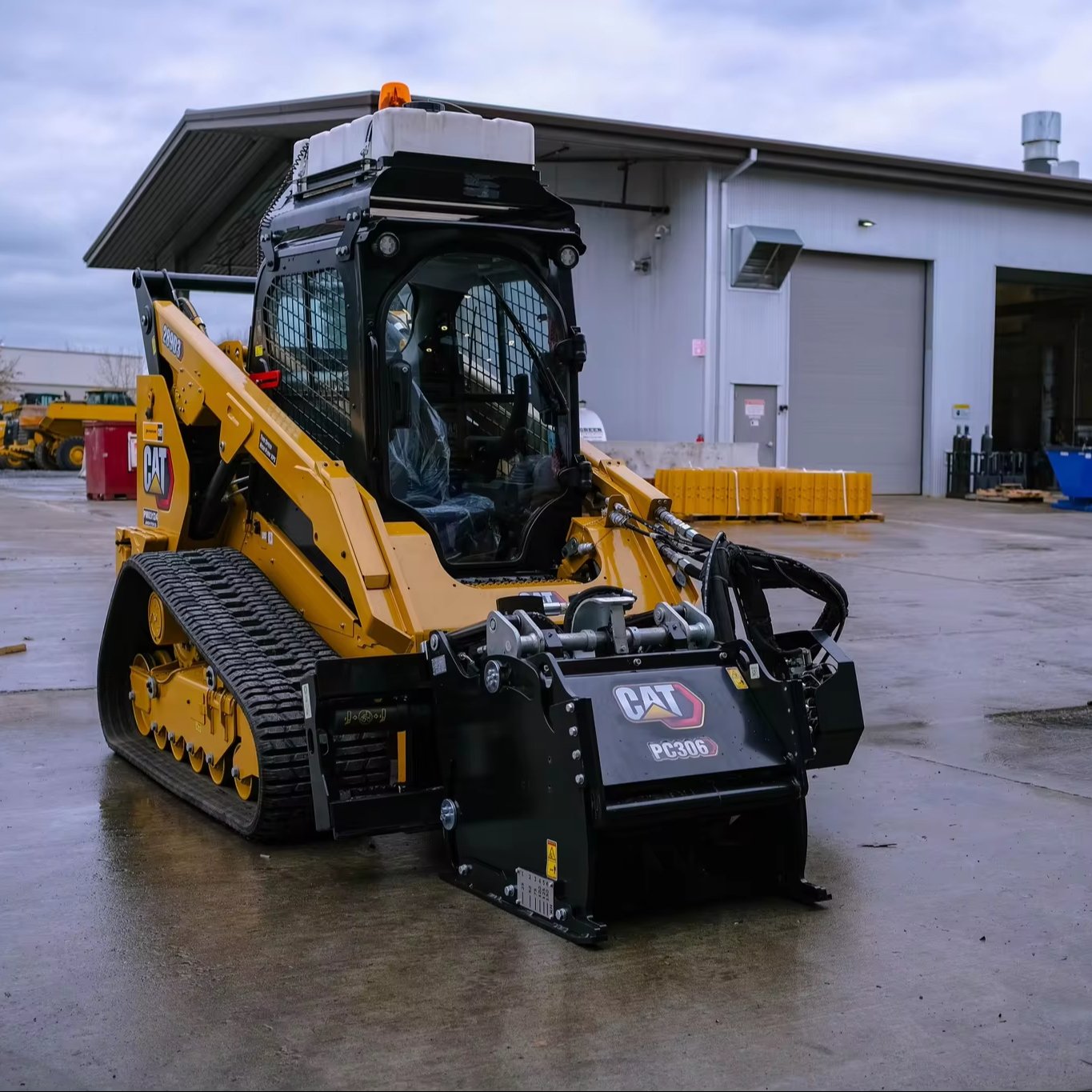 Fairly Used Multifunctional CAT 259D3 Skid Steer Compact Track Loader