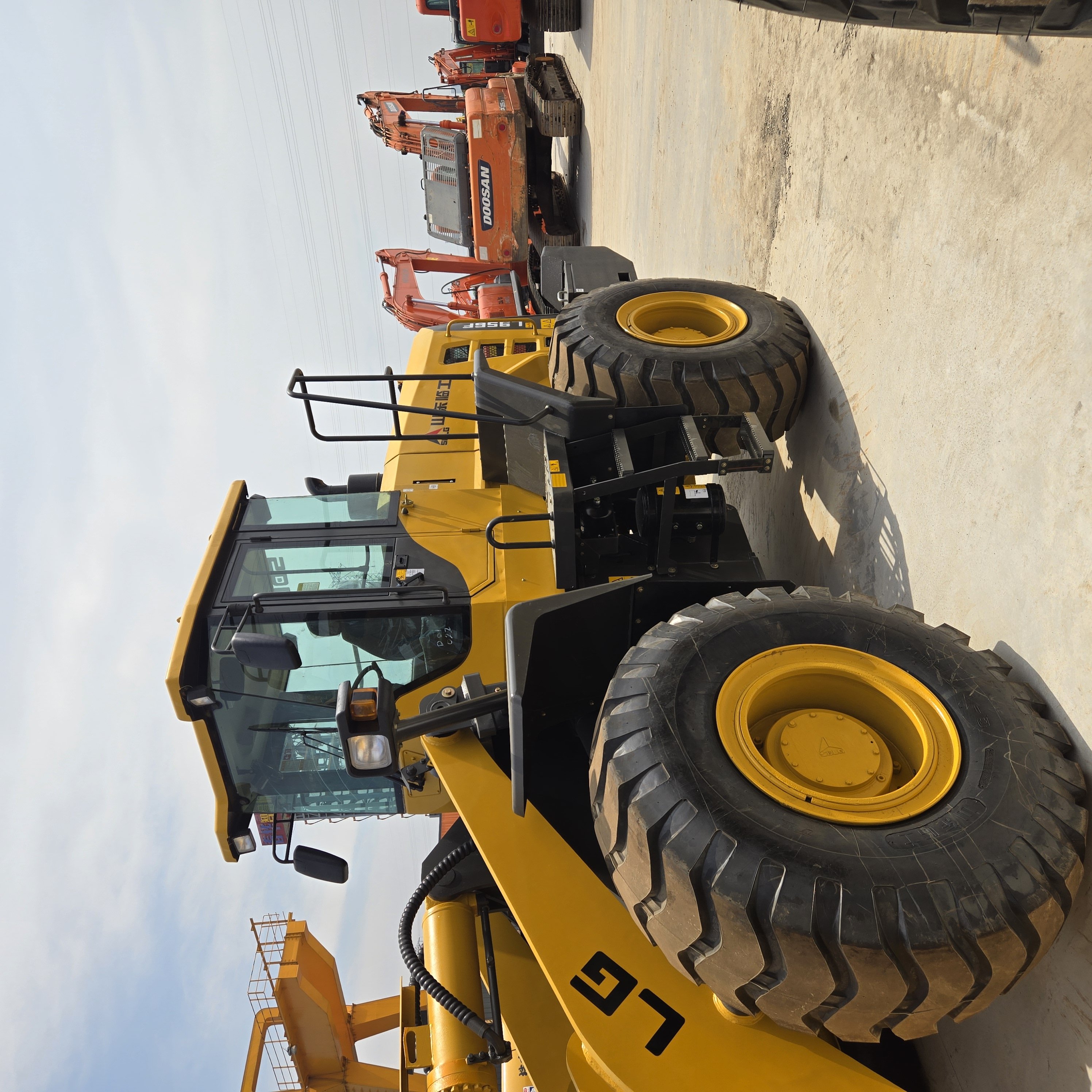Used Loaders 5 TON Front Wheel Loader SLDG LG956F