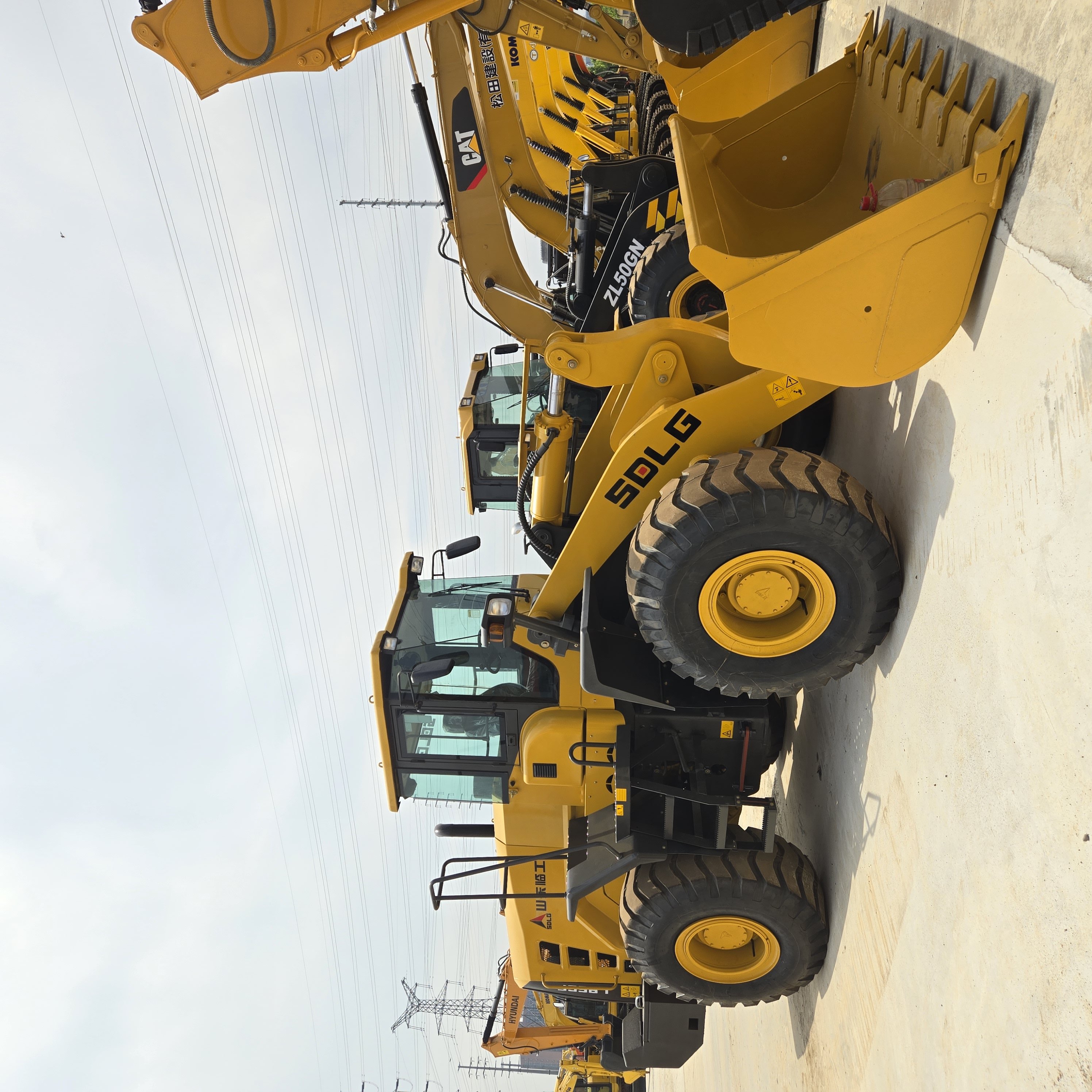 Used Loaders 5 TON Front Wheel Loader SLDG LG956F