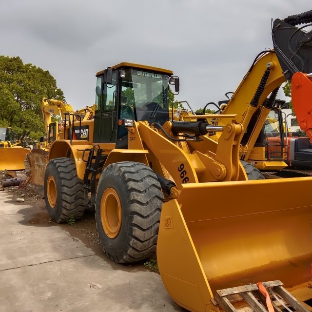 Low price 2024 95%New Original Japan Used Wheel Loader Cat 966h Used Front Loader machine hot sale in shanghai