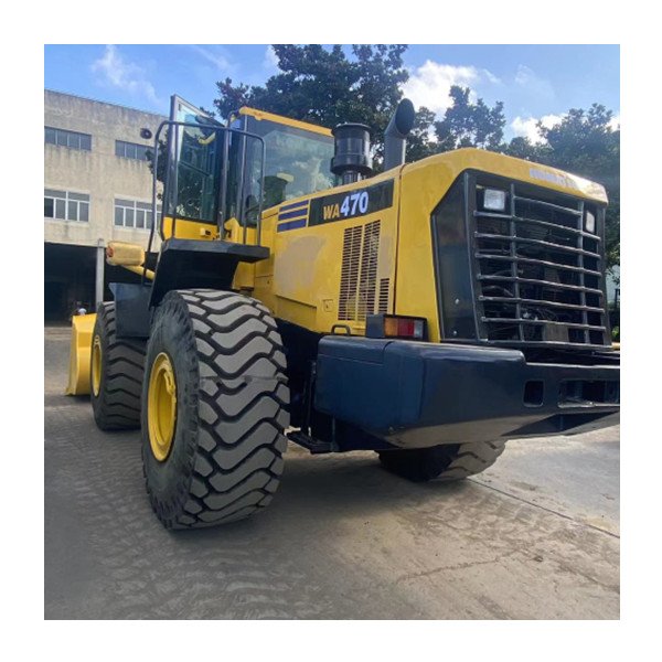 Original Used Japan Komatsu Wa470 Front Loader Skid Steer Loader with Engine Motor Pump Bearing for Farm Use