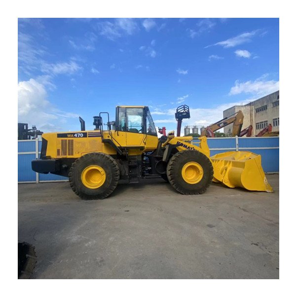 Original Used Japan Komatsu Wa470 Front Loader Skid Steer Loader with Engine Motor Pump Bearing for Farm Use