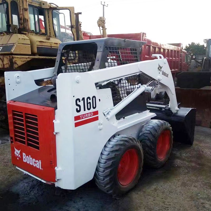 High Efficiency Original Low Price Used Bobcat S160 160 Skid-Steer Loader Small Second hand Wheel Bobcat Loader Good For Sale