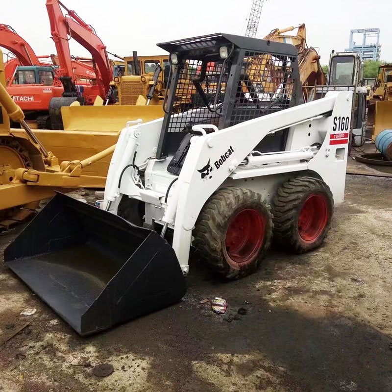 High Efficiency Original Low Price Used Bobcat S160 160 Skid-Steer Loader Small Second hand Wheel Bobcat Loader Good For Sale