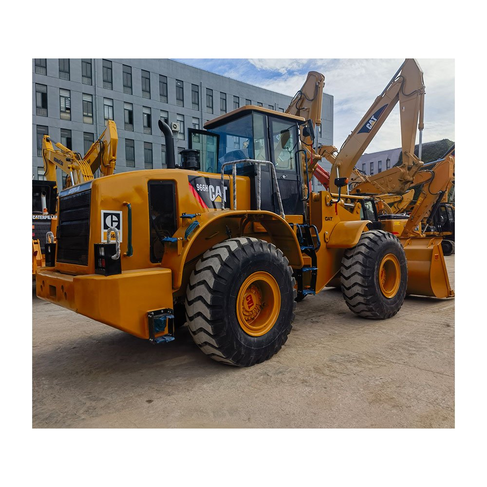 Second hand Japan caterpillar Front wheel loader CAT 966H 5 ton wheel loader for sale