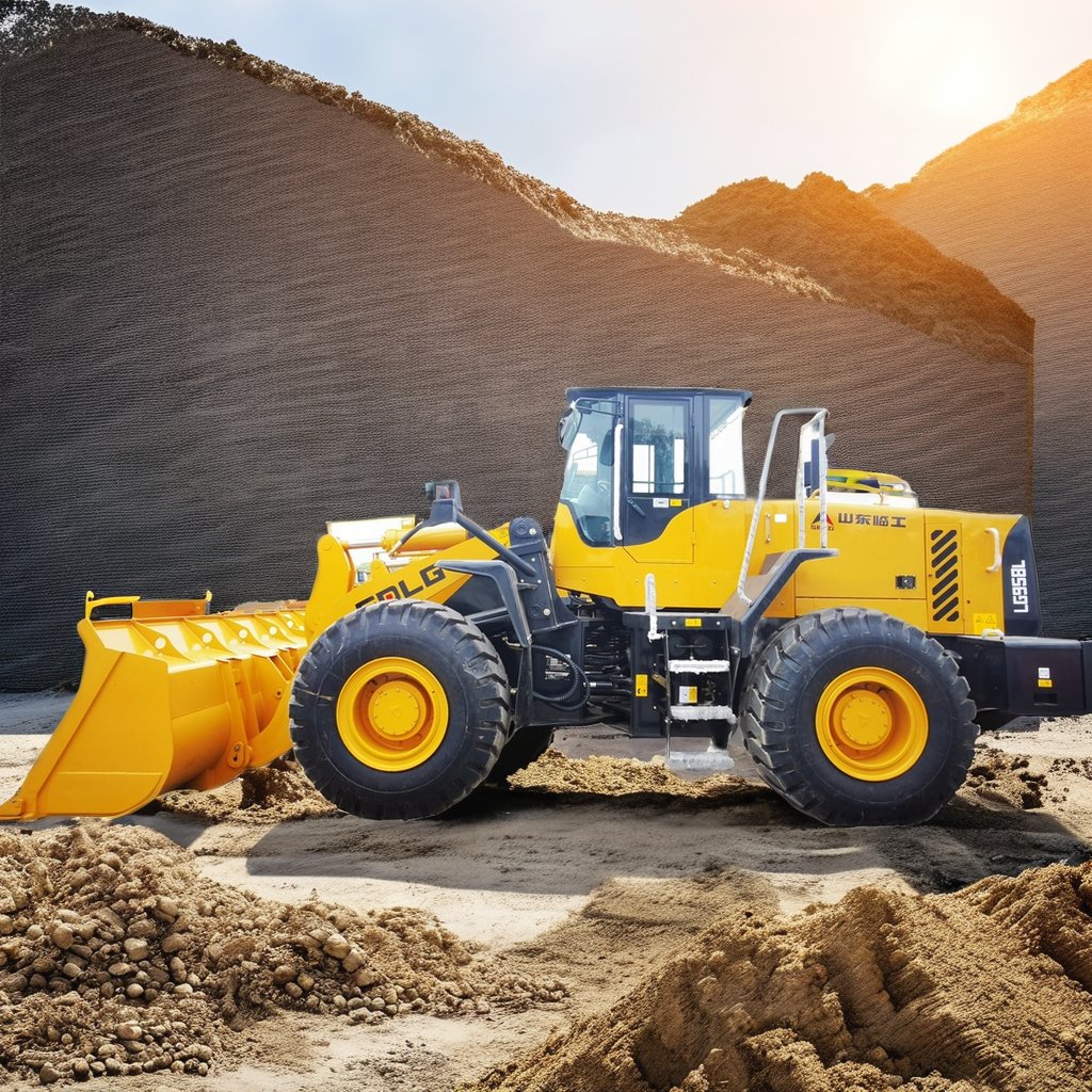 2023 High Quality Used SDLG LG958L Front Loader Wheel Loader 162KW Engine 180KN Digging Force Farm Use Cheap Sale Backhoe Loader