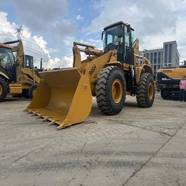 Best Selling Construction Machine Second Hand wheel Front loader 966H Front end loader Used wheel loader CAT 966H for sale