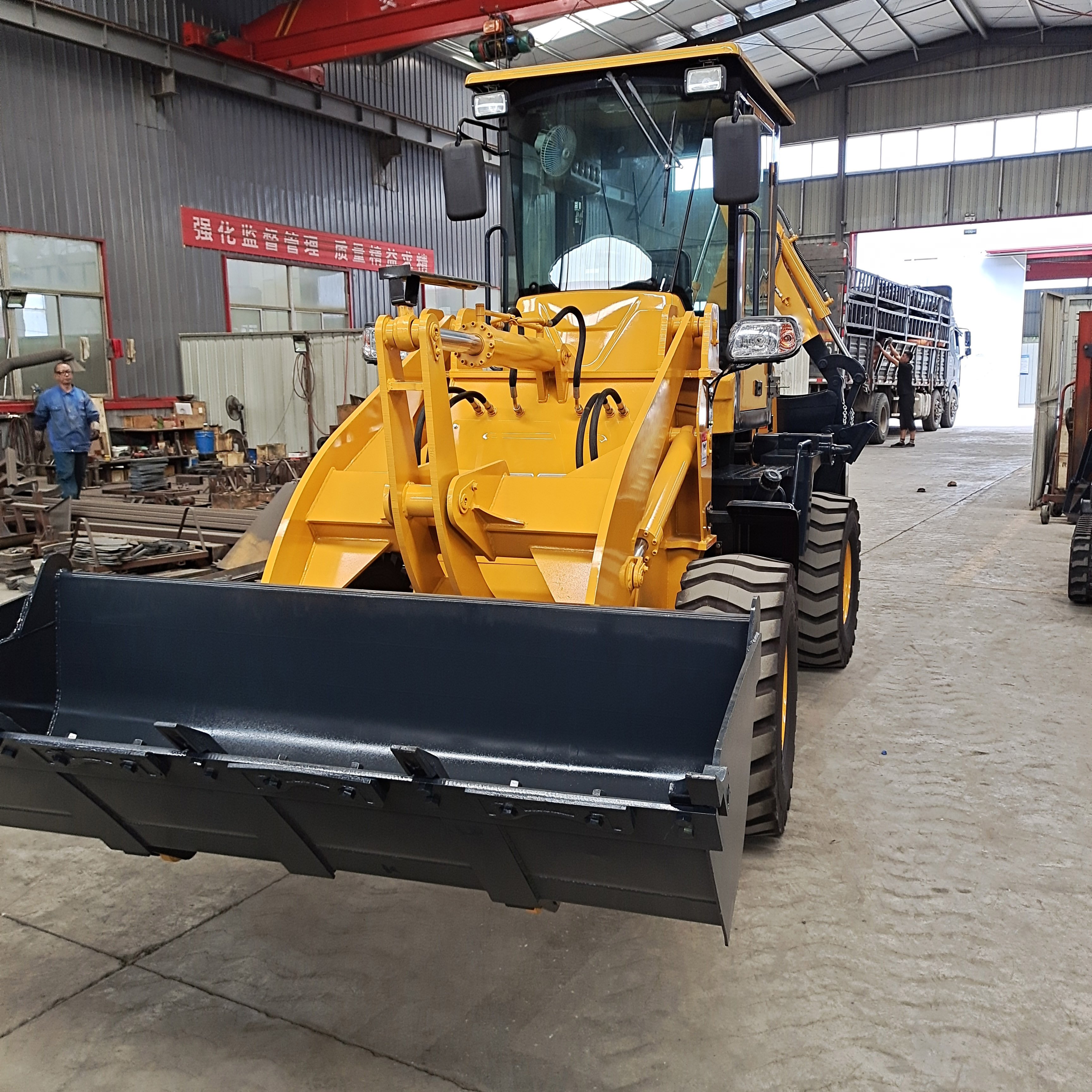 Front End Loader Used Wheel Loader Excavator Mini Backhoe Loader on Sale