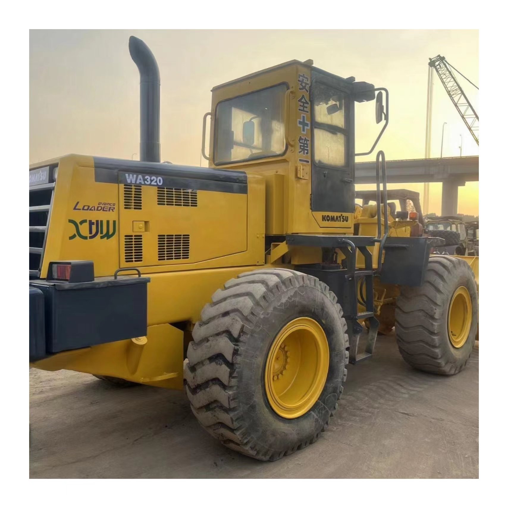High Quality Used Japan Komatsu Wa320 WA320-5 Wa 320 Secondhand Loader Sales Cheap Price