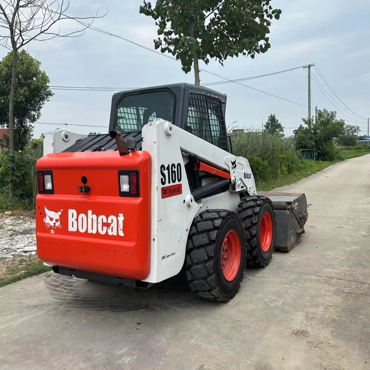 90% new Bobcat S160 used mini loader powerful, low price, and very good quality