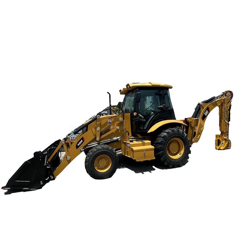 Japan low price 10ton high quality original crawler second-hand digger Cat420F used Backhoe Loader
