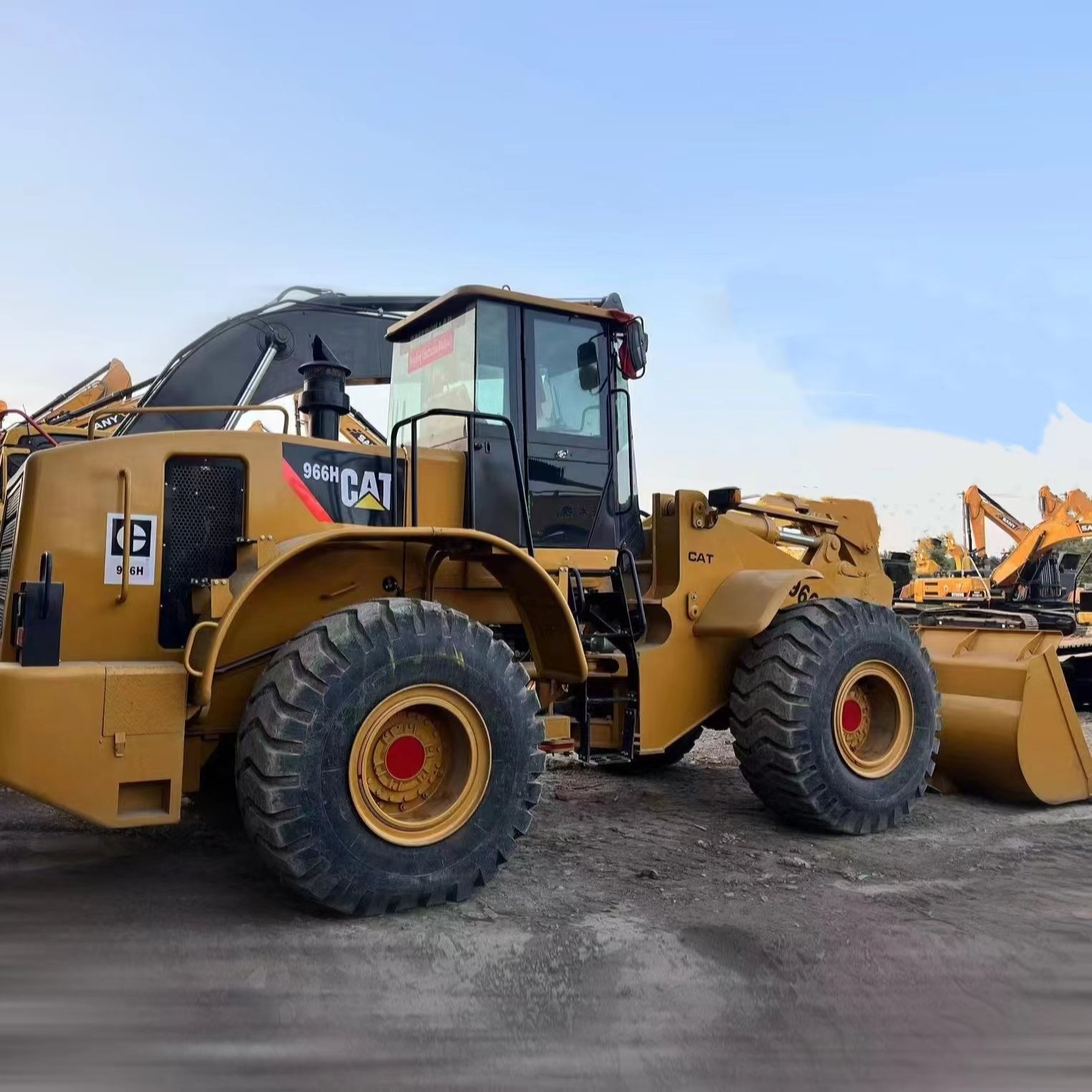 Used new arrival USA cat machinery 966H Wheel loader CAT 950 966 980 Wheel loader Caterpillar machine CAT 966H used Wheel loader