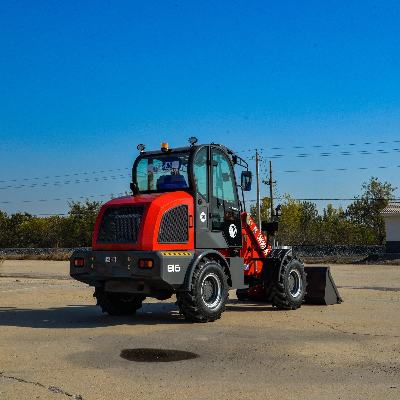 High Quality 816 Used Payloader 1.6 TonHZM Wheel Loader