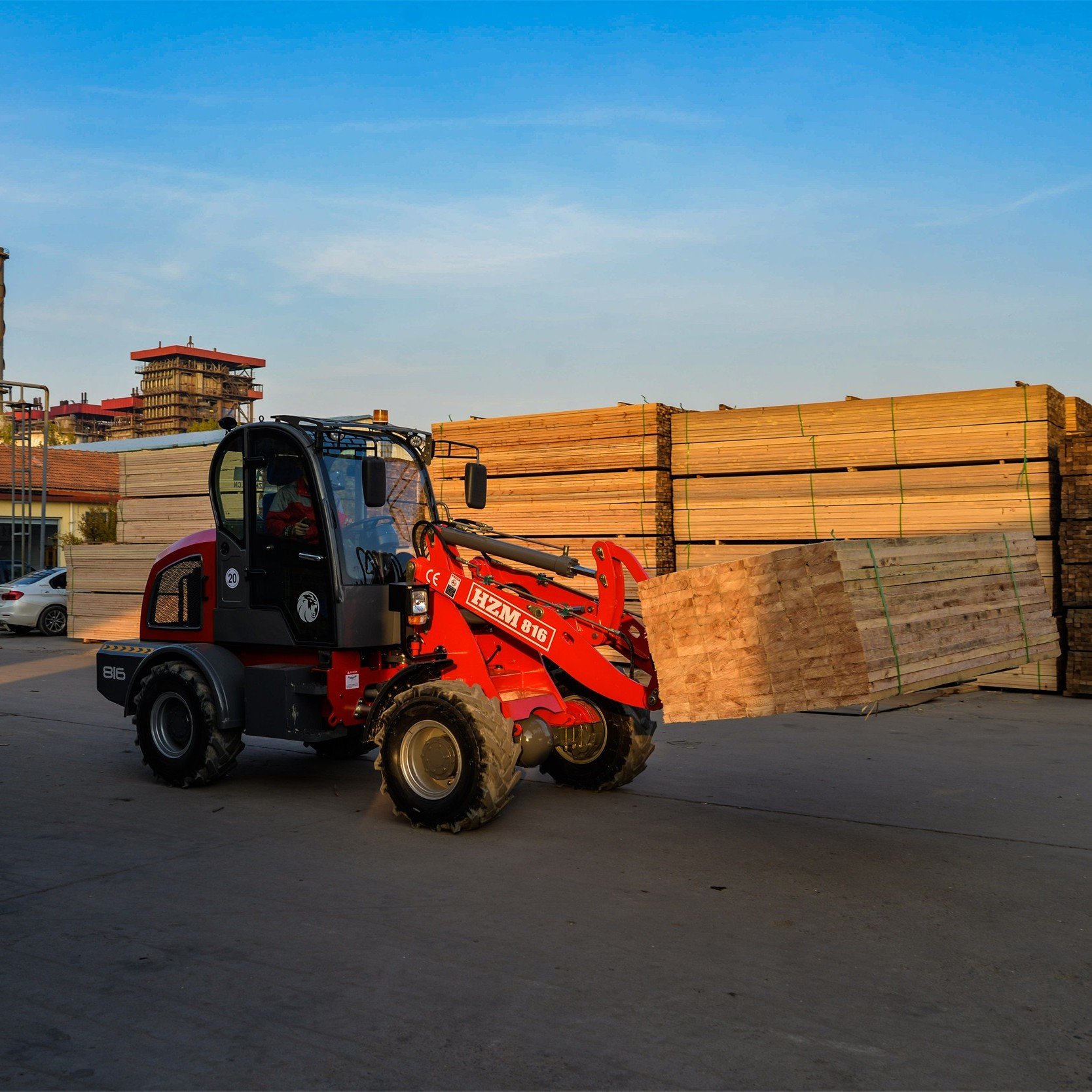 High Quality 816 Used Payloader 1.6 TonHZM Wheel Loader