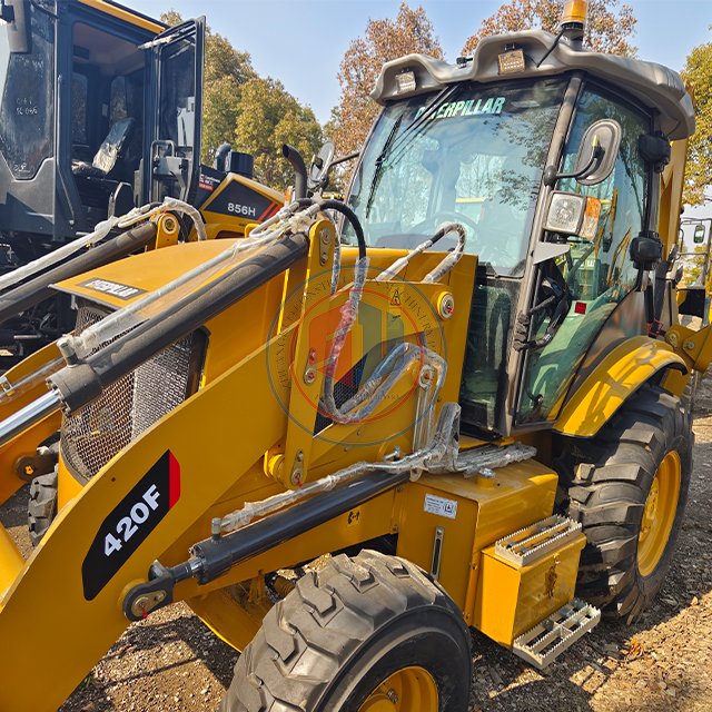 Quality caterpillar 420F backhoe loader CATERPILLAR used backhoes cat 420 tractor backhoe loader