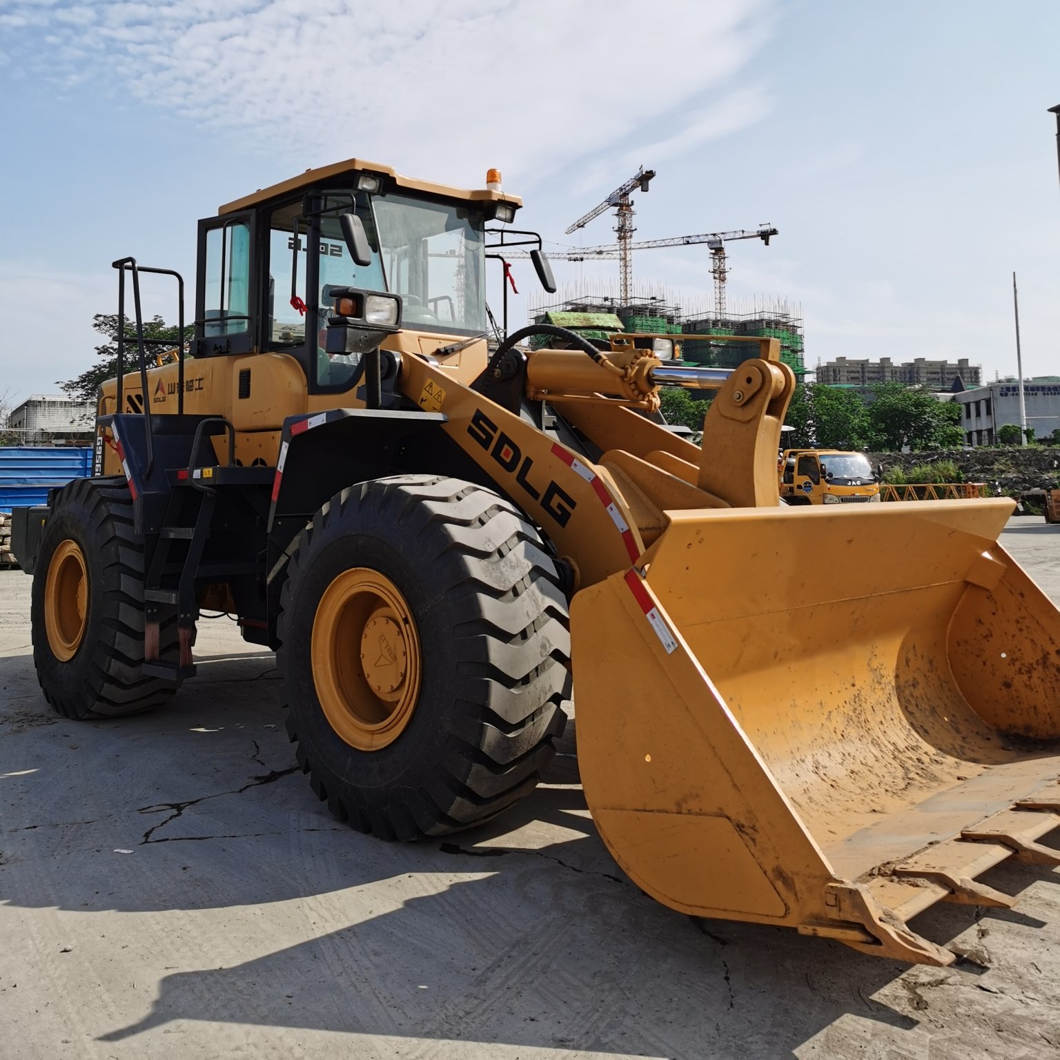 Used wheel Loader SDLG LG956 Caterpillar Engine and Pump Earth-moving Machinery Used Tractors