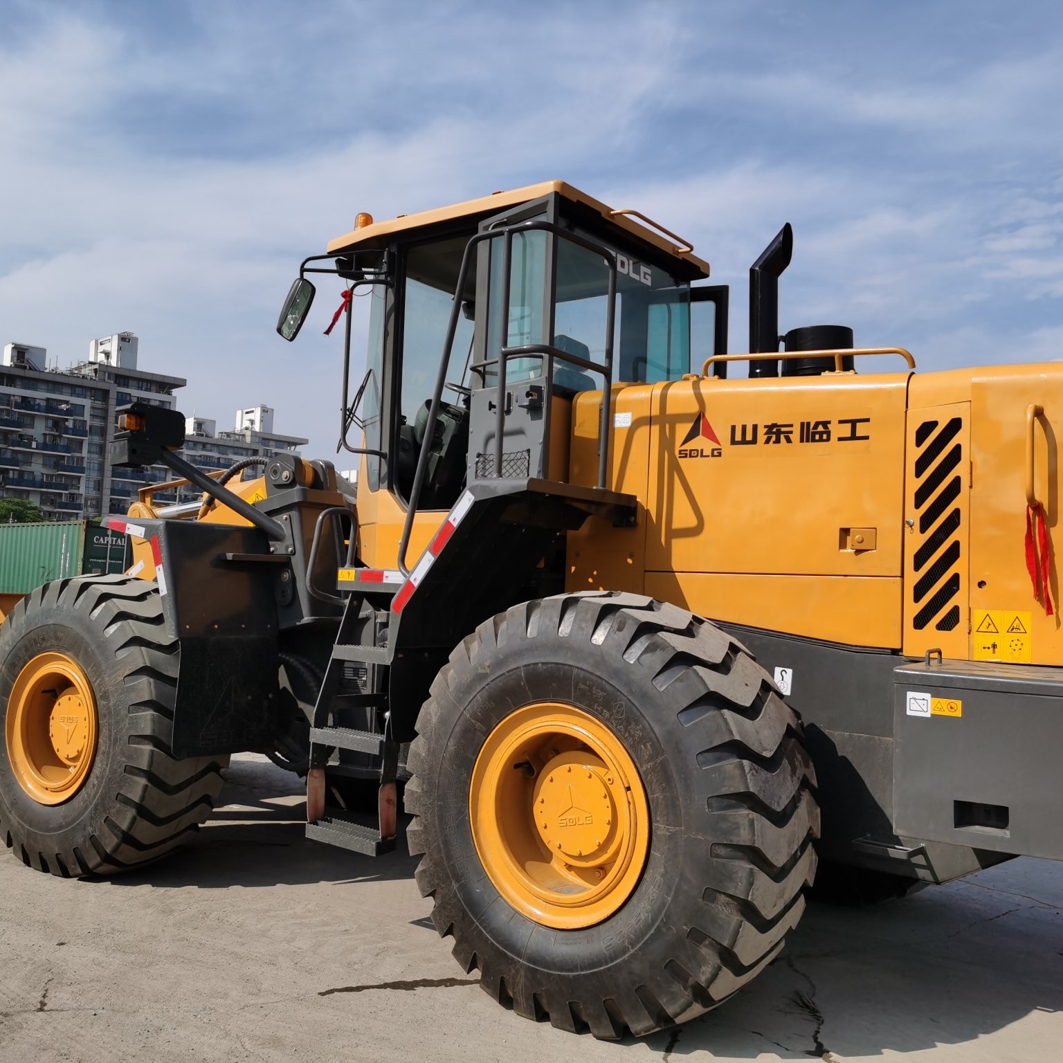 Used wheel Loader SDLG LG956 Caterpillar Engine and Pump Earth-moving Machinery Used Tractors