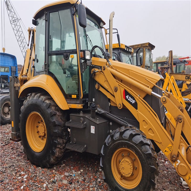 Top Quality Original Used Backhoe CAT 420E Backhoe Loader