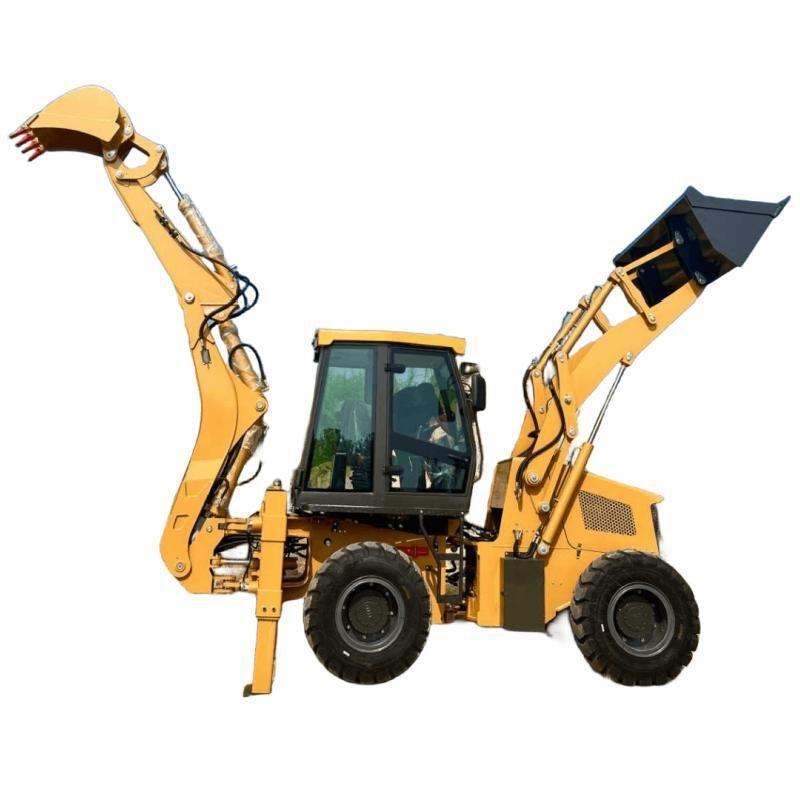 Cheap New Multi Function Backhoe Loader Retroexcavadora Household Farms Wheel Excavator Used backhoe excavator loader